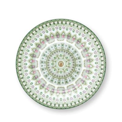 Gebaksbordje Lily & Lotus Delight Moon Groen 17cm