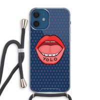 Yolo Denise: iPhone 12 Transparant Hoesje met koord