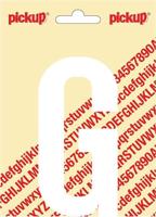 Plakletter Nobel Sticker witte letter G - Pickup