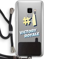 Victory Royale: Samsung Galaxy S9 Transparant Hoesje met koord