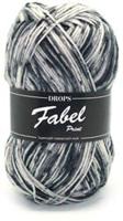 Drops Fabel Print 905 Salt and Pepper