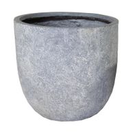 Arizona Egg Pot Washed Grey D25H25 - Mcollections