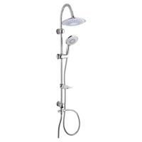 Differnz Trendline doucheset met grote stortdouche en losse handdouche ABS 20 x 20 x 105 cm chroom Differnz Trendline doucheset met grote stortdouche en losse handdouche ABS 20 x 20 x 105 cm chroom
