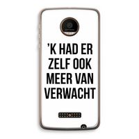 Meer verwacht: Motorola Moto Z Force Transparant Hoesje