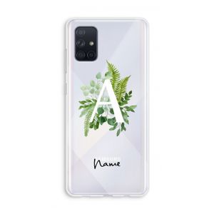 Green Brush: Galaxy A71 Transparant Hoesje