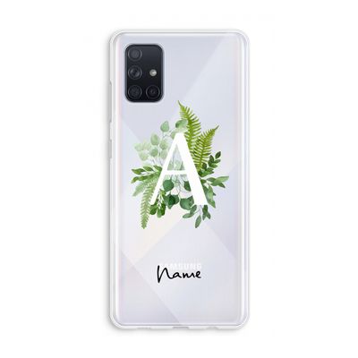 Green Brush: Galaxy A71 Transparant Hoesje