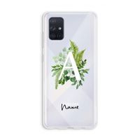 Green Brush: Galaxy A71 Transparant Hoesje Green Brush: Galaxy A71 Transparant Hoesje