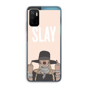Slay All Day: Xiaomi Poco M3 Pro 5G Transparant Hoesje