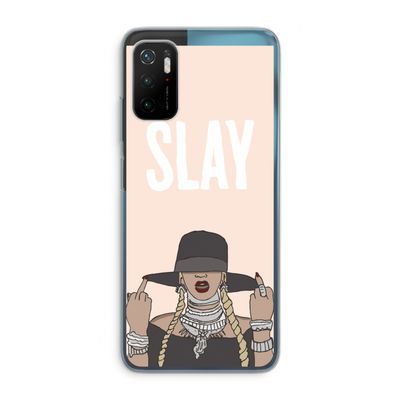 Slay All Day: Xiaomi Poco M3 Pro 5G Transparant Hoesje