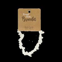 Steengoed Splitarmband bergkristal 1 Stuks