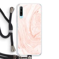 Peach bath: Huawei P Smart Pro Transparant Hoesje met koord