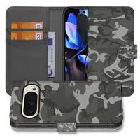 Google Pixel 10 Pro XL | Premium | Book Case | Army Light Camouflage TPU Cover Design