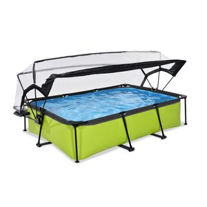 EXIT Lime zwembad - 300 x 200 x 65 cm - met filterpomp en overkapping