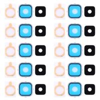 10 stuks terug Camera Bezel & Lens Cover met Sticker voor Galaxy Alpha / G850