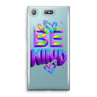 Be Kind: Sony Xperia XZ1 Compact Transparant Hoesje