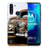 Motorola Moto G8 Power Lite | Siliconen hoesje | met foto Vintage Auto