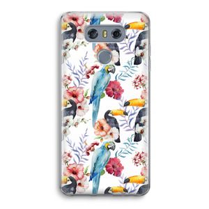 Bloemen tukan: LG G6 Transparant Hoesje