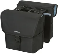 Dubbele fietstas Basil Go Double MIK - 32 liter - solid black