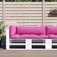 Palletkussens 3 st oxford stof roze