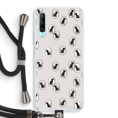 Miauw: Huawei P Smart Pro Transparant Hoesje met koord