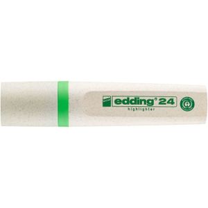 Edding Textmarker | lichtgroen | streepbreedte 2-5 mm spitse punt | 10 stuks - 4-24011 4-24011