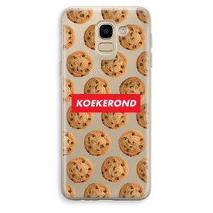 Koekerond: Samsung Galaxy J6 (2018) Transparant Hoesje