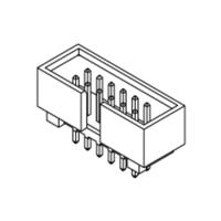 Molex 702463402 Male header, inbouw (standaard) Inhoud: 1 stuk(s) Tray - thumbnail