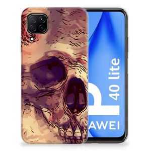 Silicone Back Case Huawei P40 Lite Skullhead