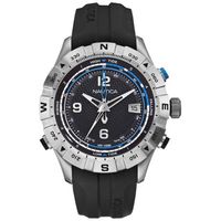 Horlogeband Nautica A21032g Rubber Zwart - thumbnail