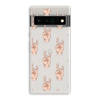 Rock: Google Pixel 6 Pro Transparant Hoesje