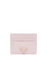 Prada porte-cartes en cuir Saffiano - Rose