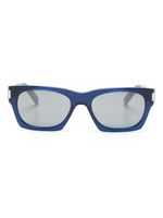 Saint Laurent Eyewear lunettes de soleil SL 402 à monture carrée - Bleu - thumbnail