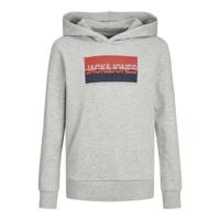 Herenhoodie Jack & Jones Jjnolan Grijs Maat 12 Jaar