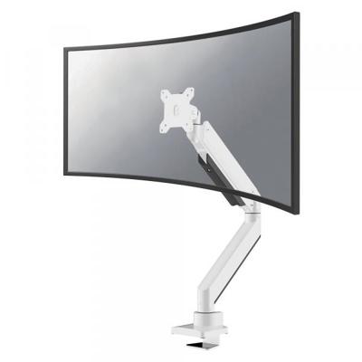 Neomounts nm-d775whiteplus curved screen desk mount, 49", 18 kg, 100mm, clamp/bolt, white