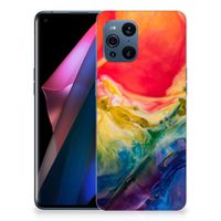 Hoesje maken OPPO Find X3 | X3 Pro Watercolor Dark - thumbnail