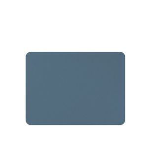 Mesapiu Placemats lederlook blauw 33 x 45 cm, per 6