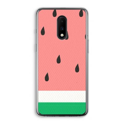 Watermeloen: OnePlus 7 Transparant Hoesje