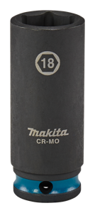 Makita Krachtdop Impact Black, 3/8 18mm lang - E-16352