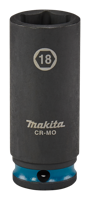 Makita Krachtdop Impact Black, 3/8 18mm lang - E-16352