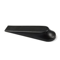Home Deco Factory Deurstop - 4x stuks - zwart - kunststof - deurstoppen