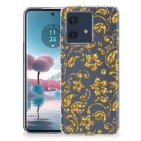 Motorola Edge 40 Neo TPU Case Gouden Bloemen