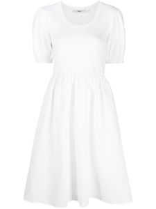 b+ab robe à effet froissé - Blanc