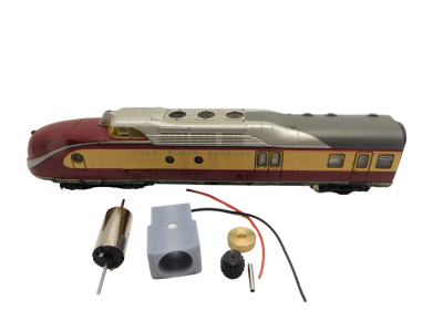 micromotor NR012C motor ombouwset voor Roco VT 11.5 Modell mit Zwischengetriebe