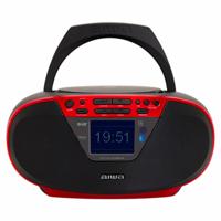 Radio met cd- en mp3-speler Aiwa BBTU500DAB/RD Rood FM