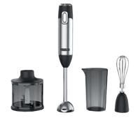Muse MS-05 HB blender 0,6 l Staafmixer 600 W Zwart, Roestvrijstaal, Transparant - thumbnail