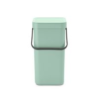 Brabantia Sort & Go afvalemmer 12 liter - Jade Green