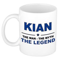 Kian The man, The myth the legend cadeau koffie mok / thee beker 300 ml