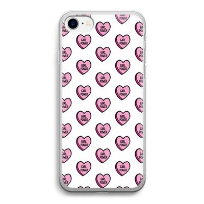 GIRL POWER: iPhone SE 2020 Transparant Hoesje