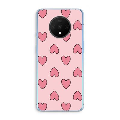 Ondersteboven verliefd: OnePlus 7T Transparant Hoesje