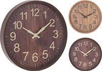 Wandklok houtlook 30cm